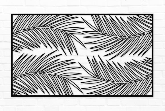Download Palm Leaf Wall Crafts Decor Laser Cut - Palm Collection