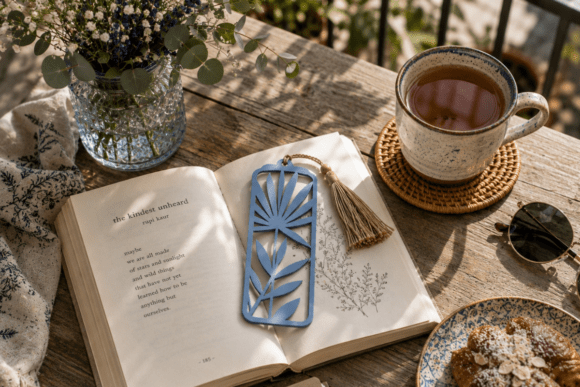 Download Palm Leaf Bookmark STL | 3D Print - Palm Collection