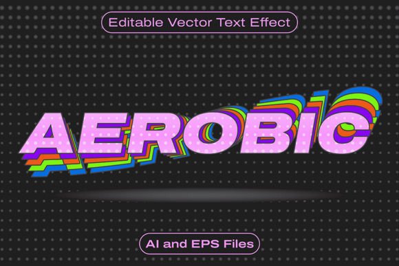 Download Editable Colorful 90s Style Vector Text - 90s Collection