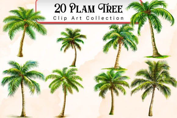 Download Palm Tree Clipart Bundle - Palm Collection